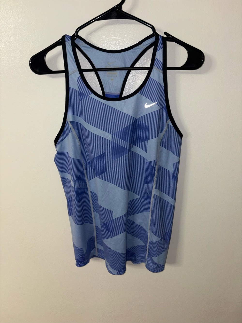 Nike Sprinter Dri-FIT Geometric Print Running Tank Top